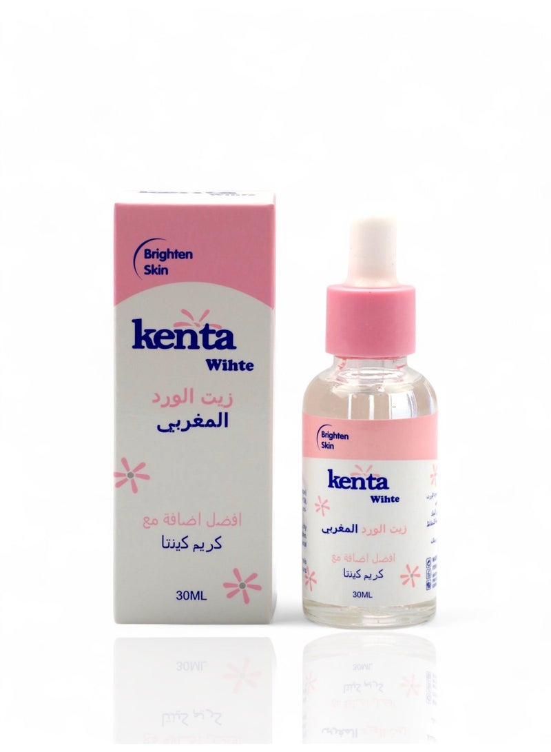 Kenta white Moroccan Rose Oil 30ml - Image 1